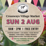 Crossways Village Market - 2 Aug 26